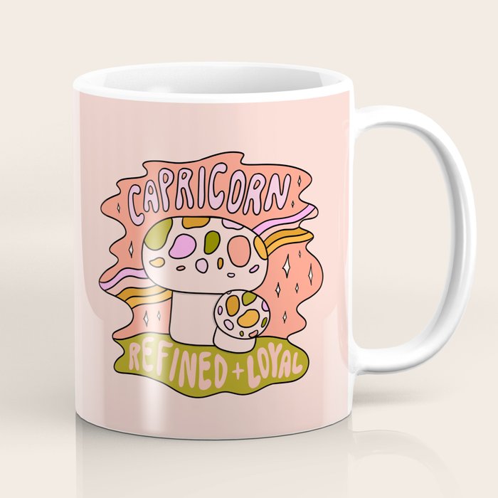 Capricorn Mushroom Coffee Mug Gallery Image 1