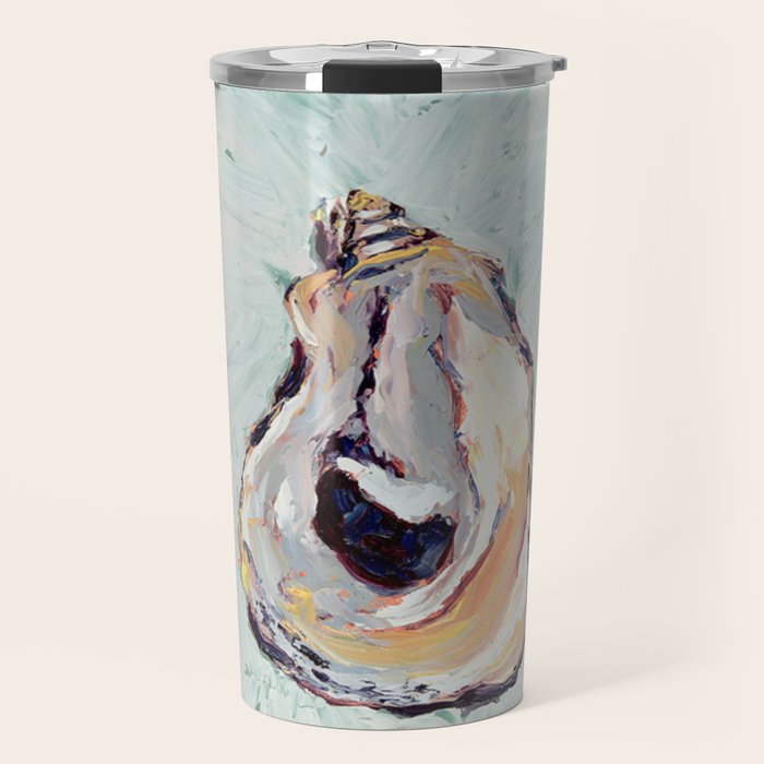Oyster shell Travel Mug Gallery Image 1