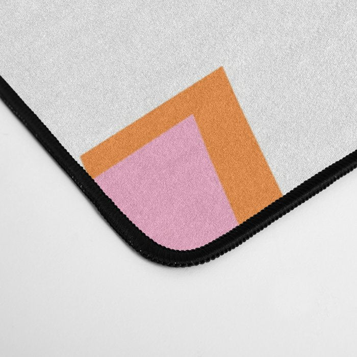 Pink and Orange Lightning Bolts Desk Mat Gallery Image 4