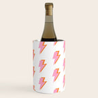 Pink and Orange Lightning Bolts Wine Chiller Gallery Image 2