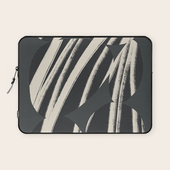 Bold Shapes NO.3 | Black Laptop Sleeve Gallery Image 1