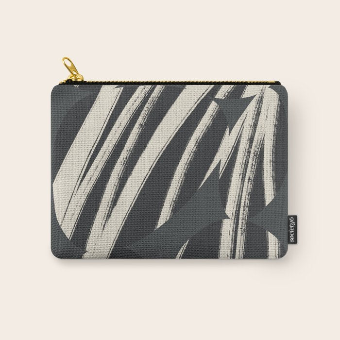 Bold Shapes NO.3 | Black Carry All Pouch Gallery Image 1