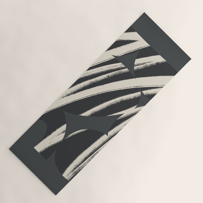 Bold Shapes NO.3 | Black Yoga Mat Gallery Image 1