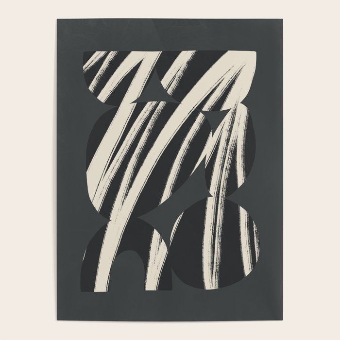 Bold Shapes NO.3 | Black Poster Gallery Image 4