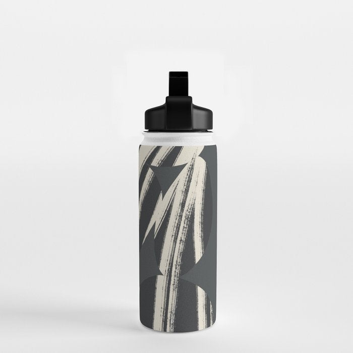 Bold Shapes NO.3 | Black Water Bottle Gallery Image 2