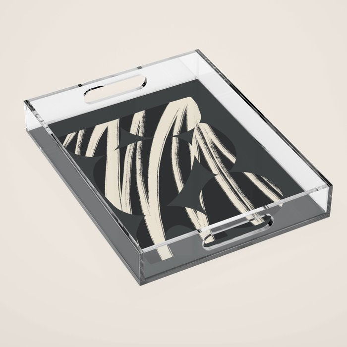 Bold Shapes NO.3 | Black Acrylic Tray Gallery Image 1