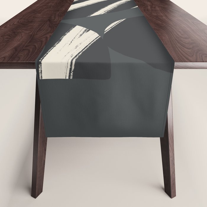 Bold Shapes NO.3 | Black Table Runner Gallery Image 1