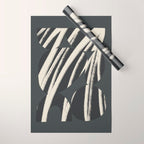 Bold Shapes NO.3 | Black Wrapping Paper Gallery Image 1