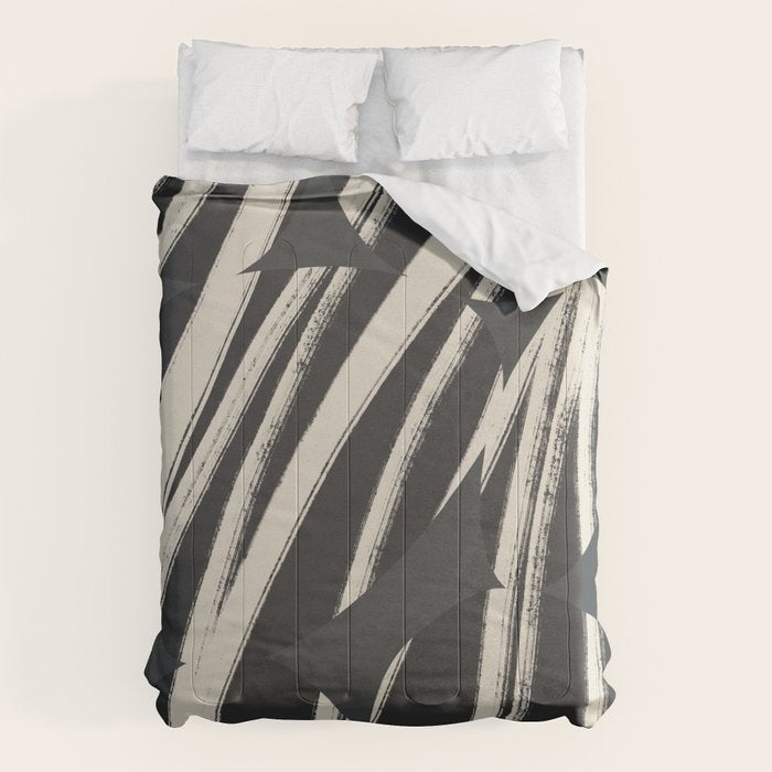 Bold Shapes NO.3 | Black Comforter Gallery Image 6
