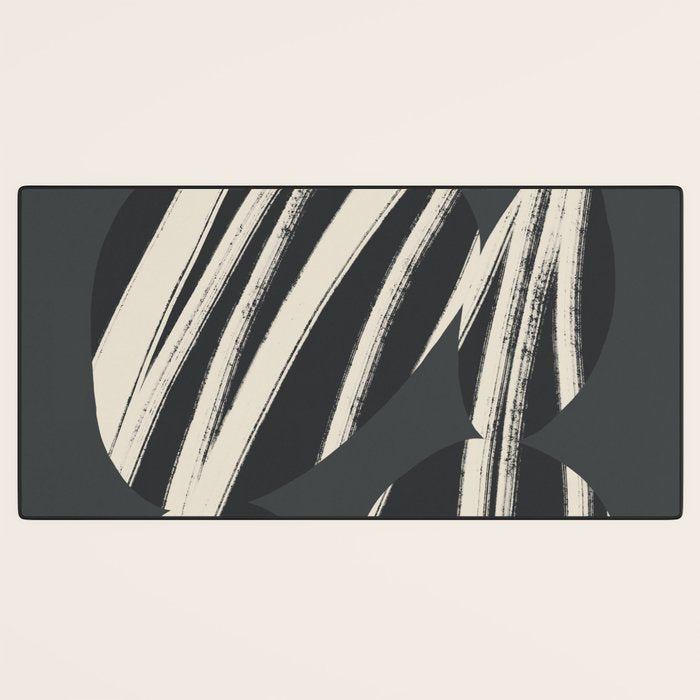 Bold Shapes NO.3 | Black Desk Mat Gallery Image 3