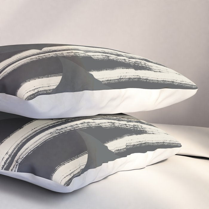 Bold Shapes NO.3 | Black Pillow Sham Gallery Image 3