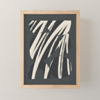 Bold Shapes NO.3 | Black Mini Art Print Gallery Image 1