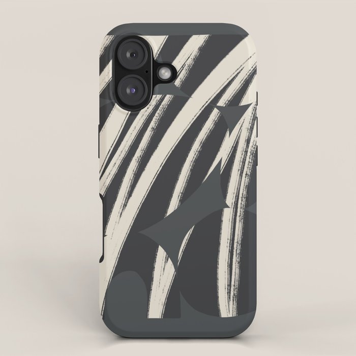 Bold Shapes NO.3 | Black iPhone Case Gallery Image 1