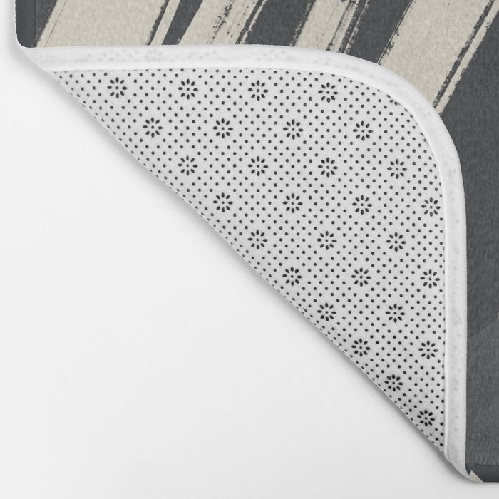Bold Shapes NO.3 | Black Bath Mat Gallery Image 2