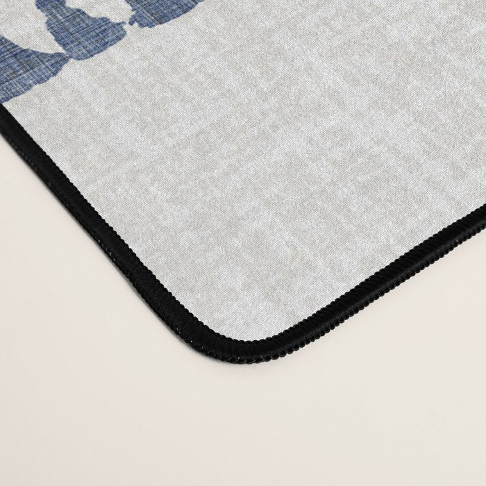 FRENCH LINEN CHAMBRAY TASSEL Desk Mat Gallery Image 4