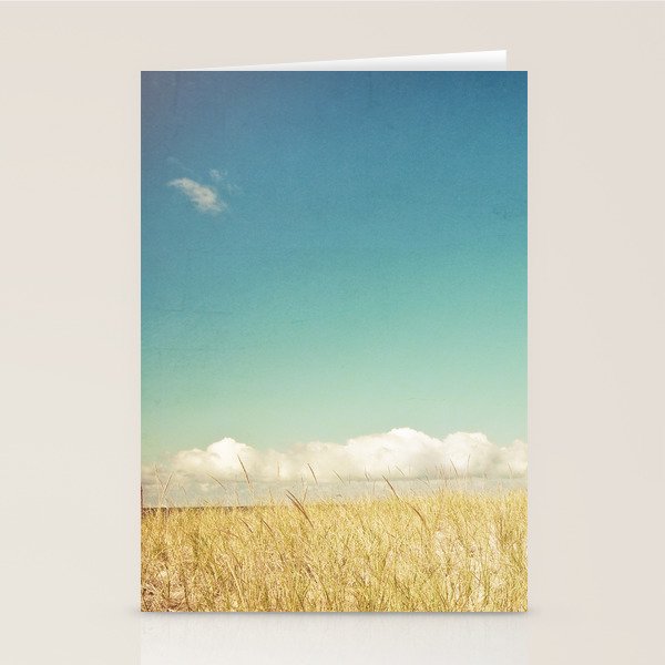 Calm - lake michigan travel photography beach blue Stationery Card Gallery Image 2
