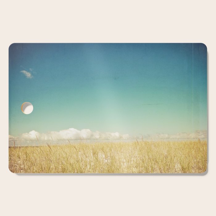 Calm - lake michigan travel photography beach blue Cutting Board Gallery Image 1