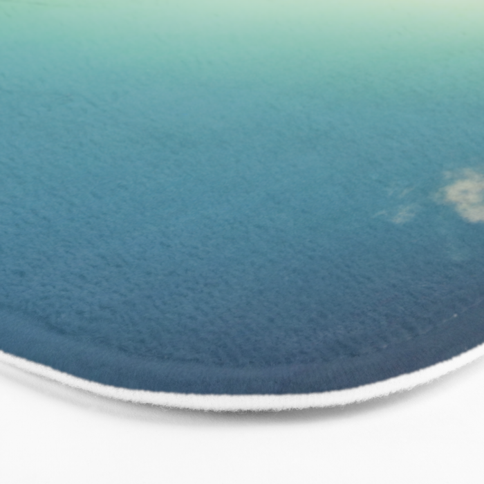 Calm - lake michigan travel photography beach blue Bath Mat Gallery Image 3