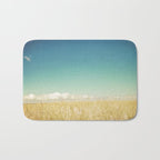 Calm - lake michigan travel photography beach blue Bath Mat Gallery Image 1