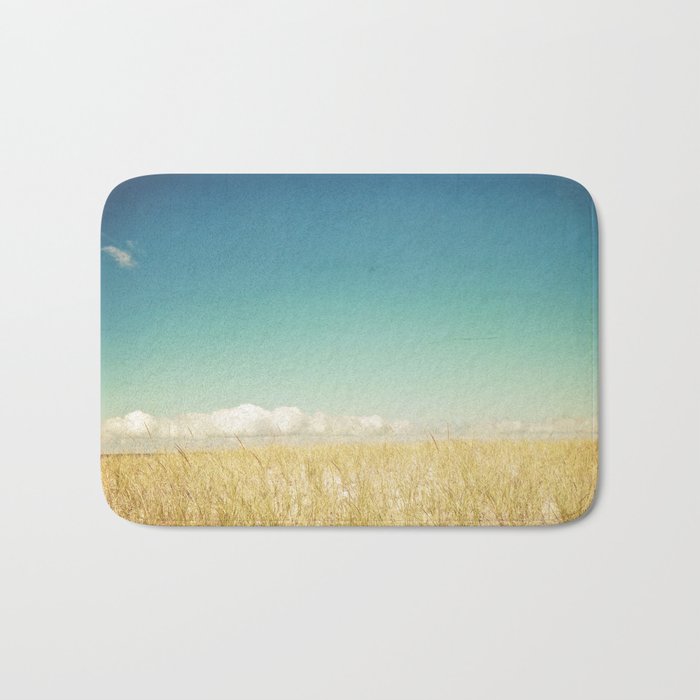 Calm - lake michigan travel photography beach blue Bath Mat Gallery Image 1