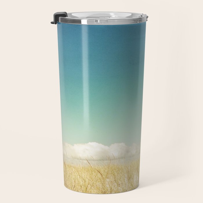 Calm - lake michigan travel photography beach blue Travel Mug Gallery Image 3