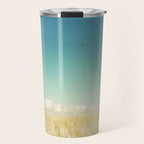 Calm - lake michigan travel photography beach blue Travel Mug Gallery Image 1