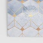 Blue Hexagons And Diamonds Poster Gallery Image 3