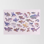 Shark day2 - bright Rug Gallery Image 2