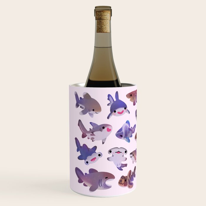 Shark day2 - bright Wine Chiller Gallery Image 2