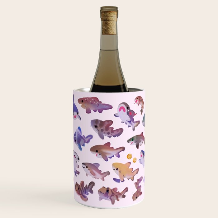 Shark day2 - bright Wine Chiller Gallery Image 1