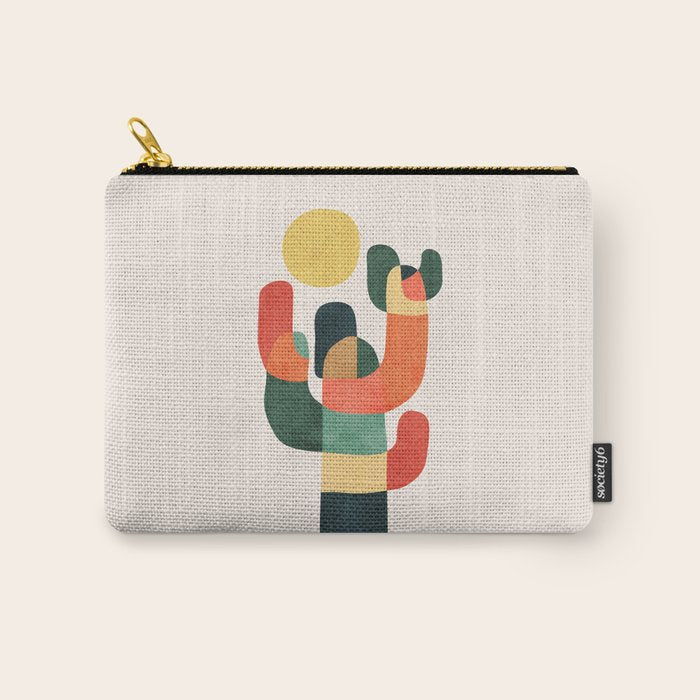 Cactus in the desert Carry All Pouch Gallery Image 1