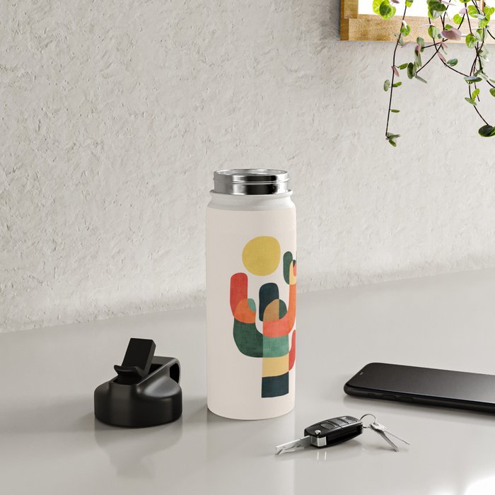 Cactus in the desert Water Bottle Gallery Image 4