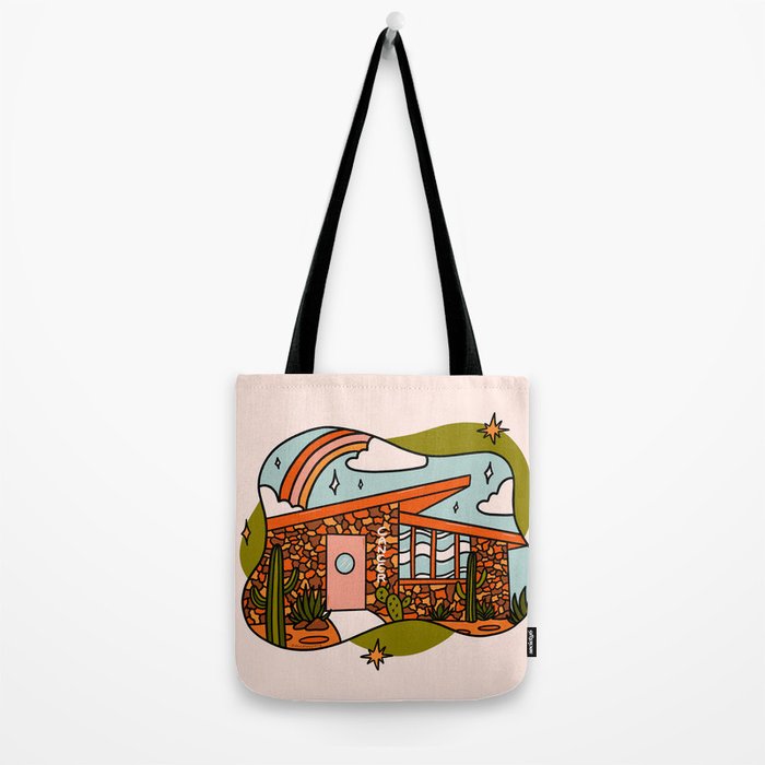 Cancer Mid Century House Tote Bag Gallery Image 2