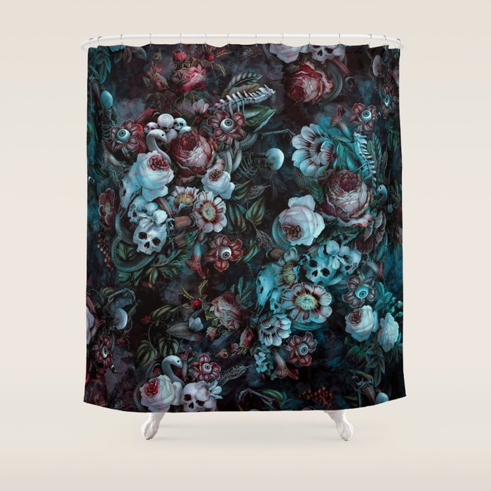 Eyes of Darkness Shower Curtain Gallery Image 1