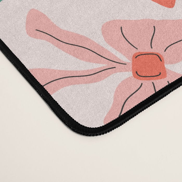 Playful Scattered Coquette Bows Festive Green Red and Pink Desk Mat Gallery Image 4