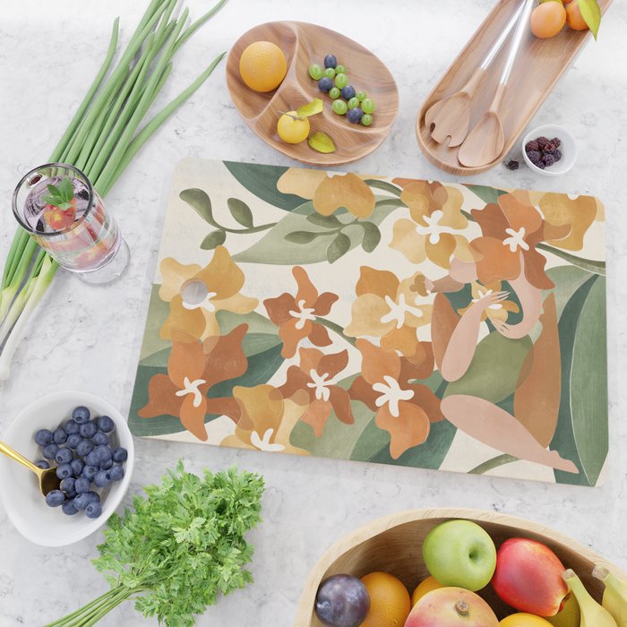 Orchids  Cutting Board Gallery Image 2