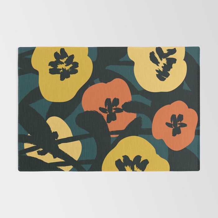 Midnight Flowers Rug Gallery Image 2