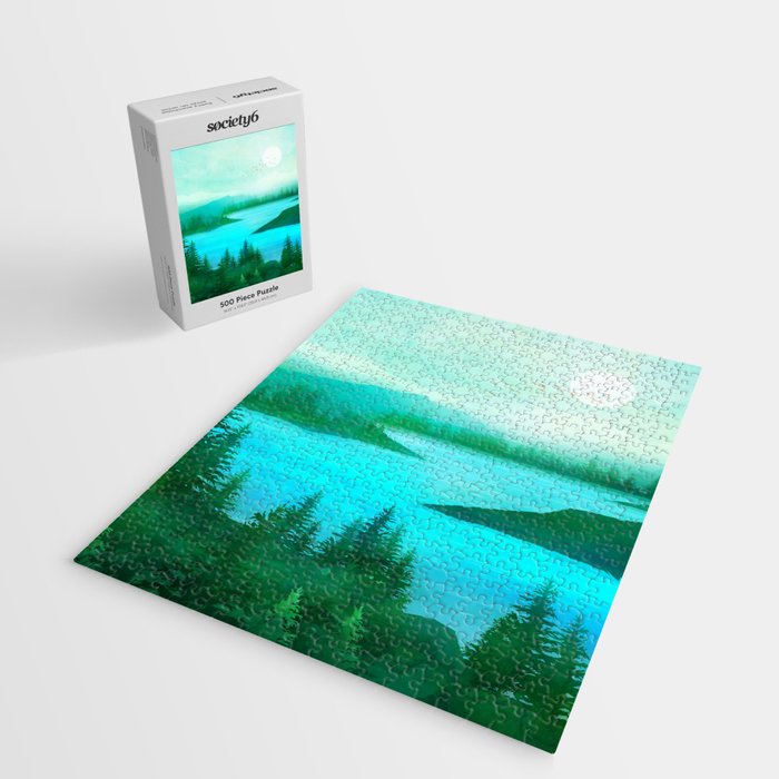 Lake Morning Jigsaw Puzzle Gallery Image 2