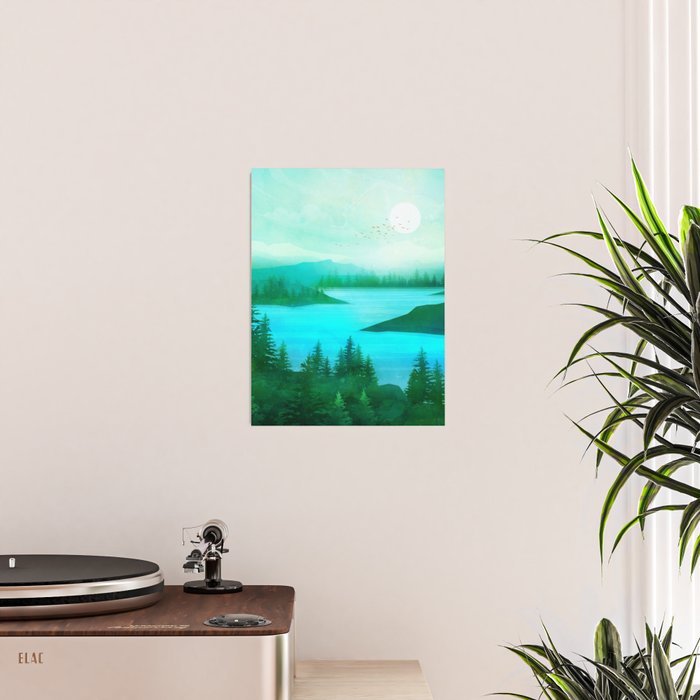 Lake Morning Poster Gallery Image 2