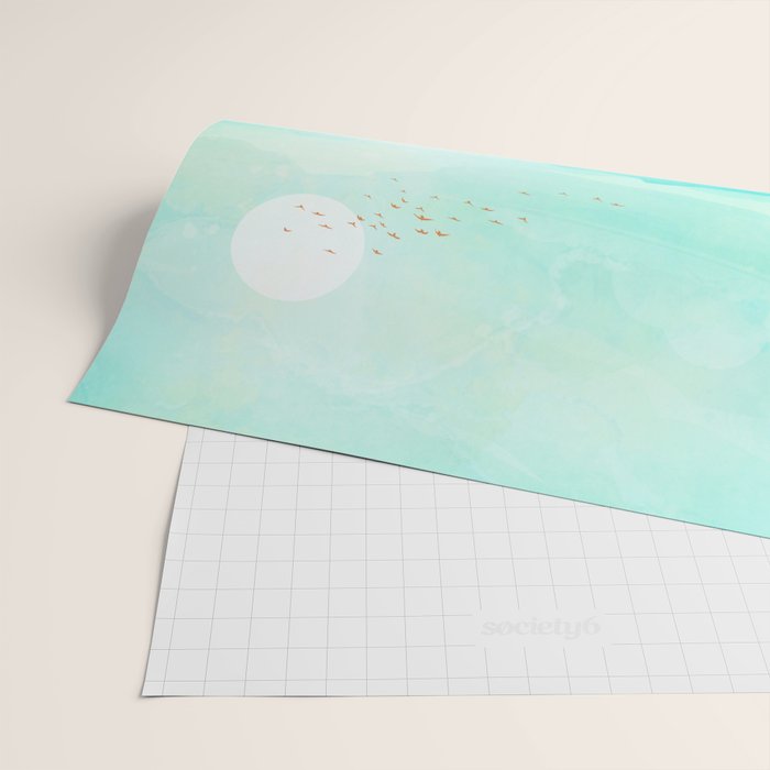 Lake Morning Wrapping Paper Gallery Image 2