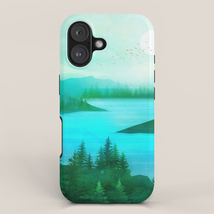Lake Morning iPhone Case Gallery Image 1