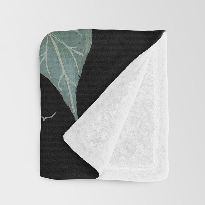 Morning Glory and Thistle Throw Blanket Gallery Image 3