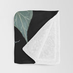 Morning Glory and Thistle Throw Blanket Gallery Image 3
