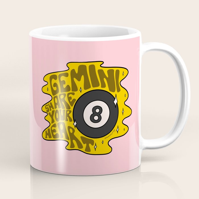 Gemini Magic 8 Ball Coffee Mug Gallery Image 1