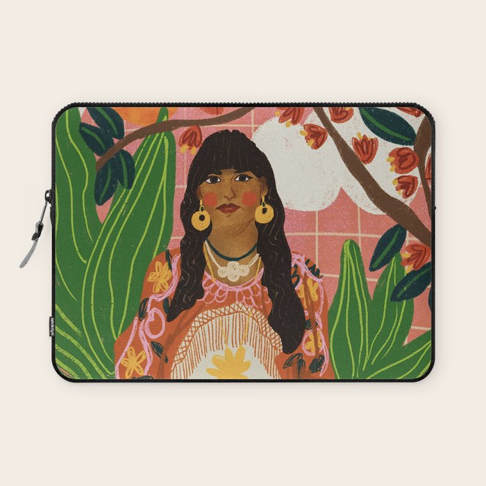 Hippie Girl Laptop Sleeve Gallery Image 1