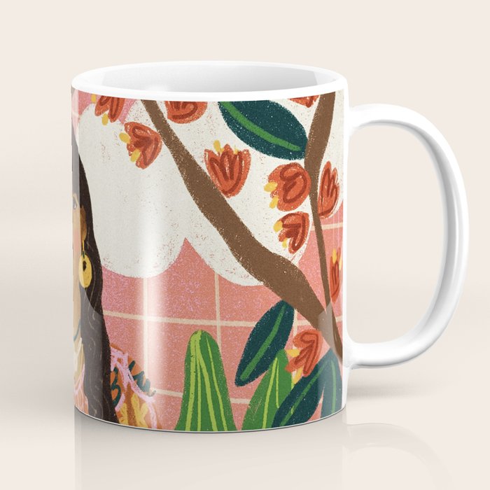 Hippie Girl Coffee Mug Gallery Image 1