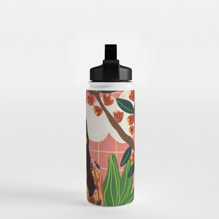 Hippie Girl Water Bottle Gallery Image 2