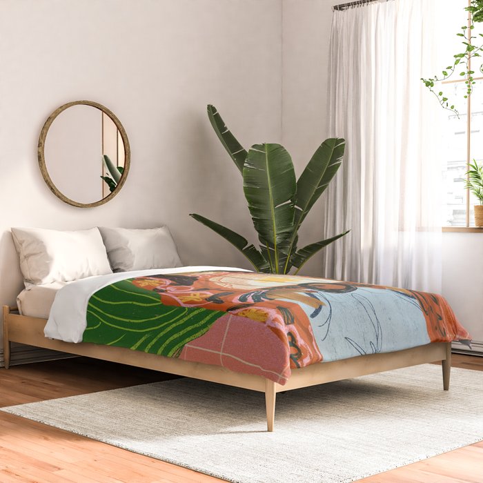 Hippie Girl Comforter Gallery Image 2