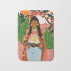 Hippie Girl Bath Mat Gallery Image 1