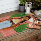 Hippie Girl Outdoor Rug Gallery Image 2